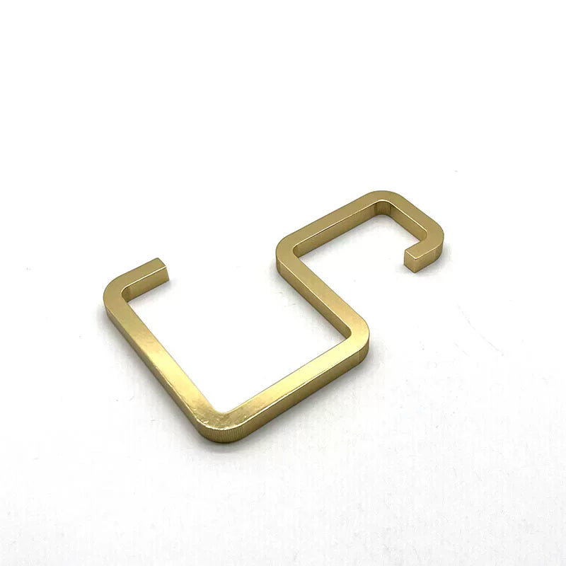Solid Core Solid Brass 多 功 能 S 钩 Metal Belt Hook 钩 Garment Hardware Hook 钩