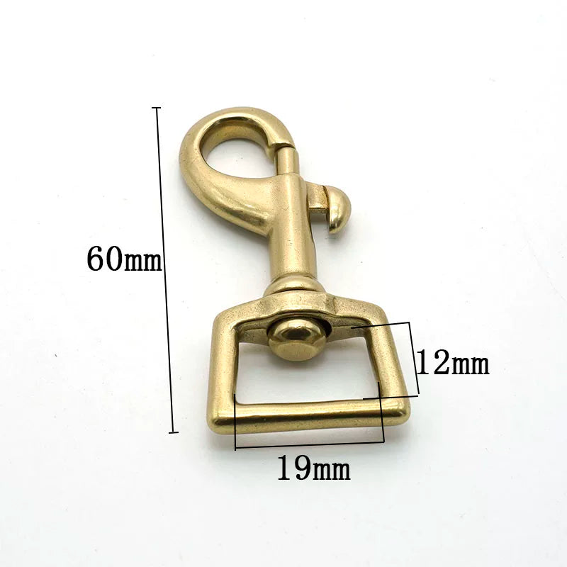 Solid Brass Keychain