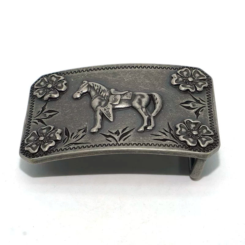 Solid Brass Vintage Belt Buckle