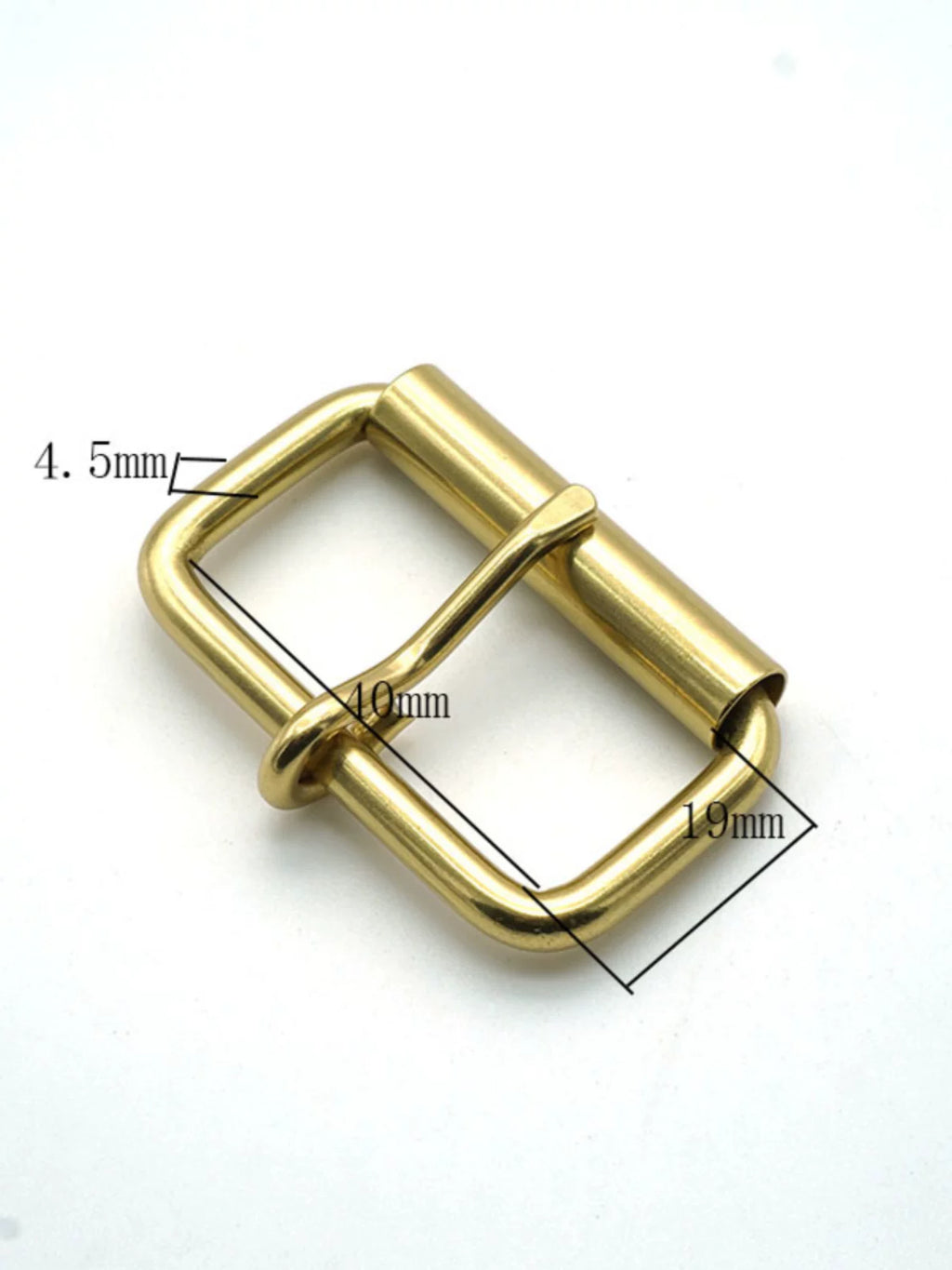 Solid Brass Antique Bronze Roller Buckle