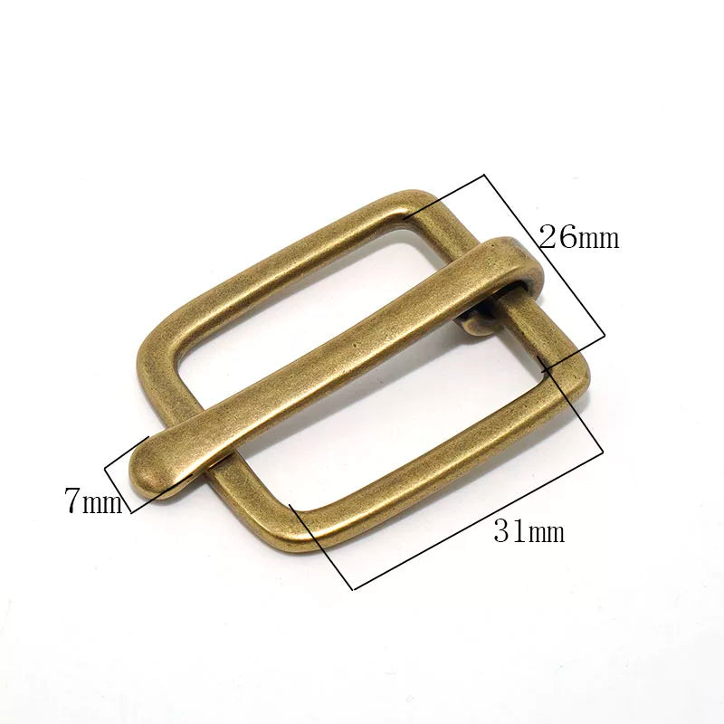 Solid Copper Vintage Pin Buckle 26mm