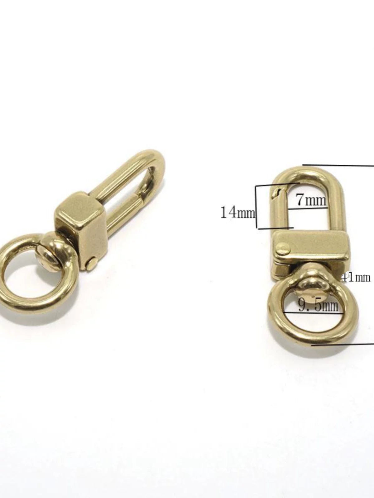 Solid Brass Heavy Duty Keychain