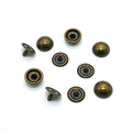 Solid Copper Antique Bronze Rivet 15x8mm
