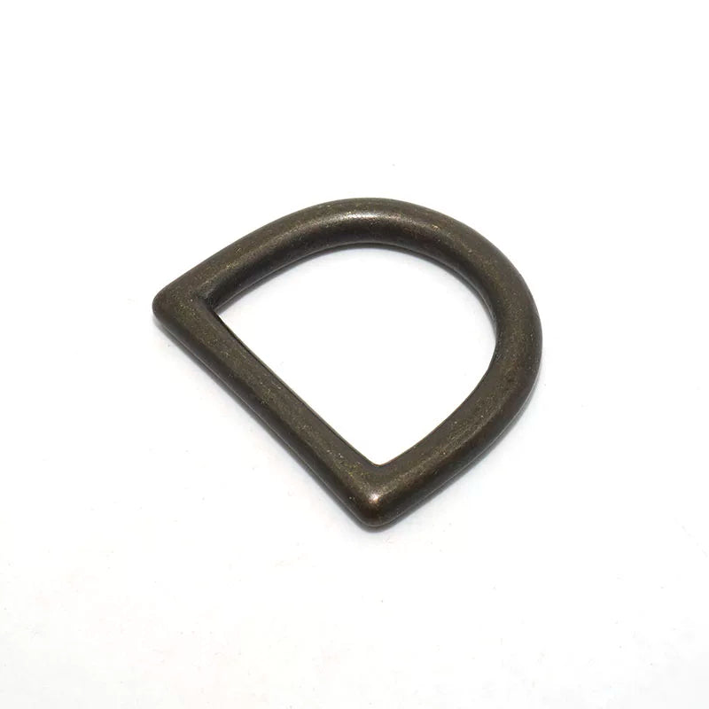 Solid Brass Antique Bronze Vintage D-Ring