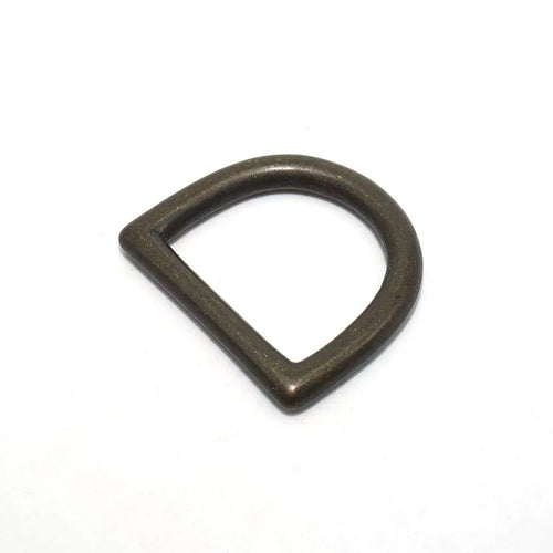Solid Brass Antique Bronze Vintage D-Ring