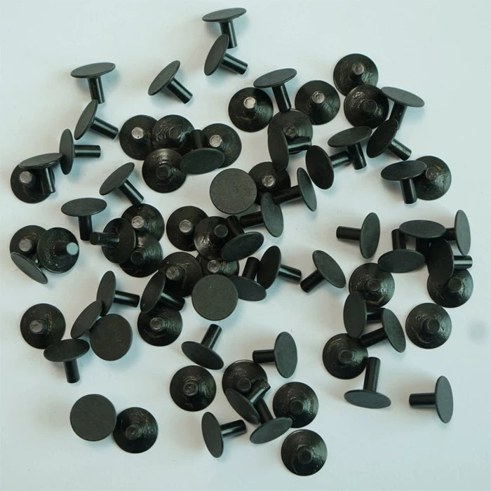 Copper Matte Black Solid Permanent Rivet 10mm