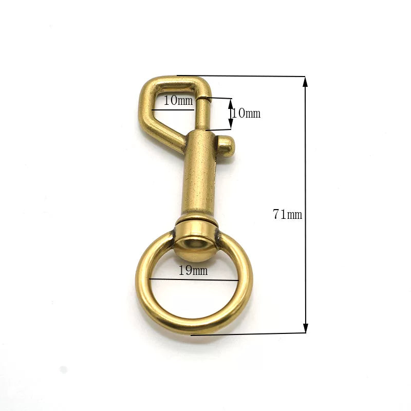 Solid Copper Snap Hook