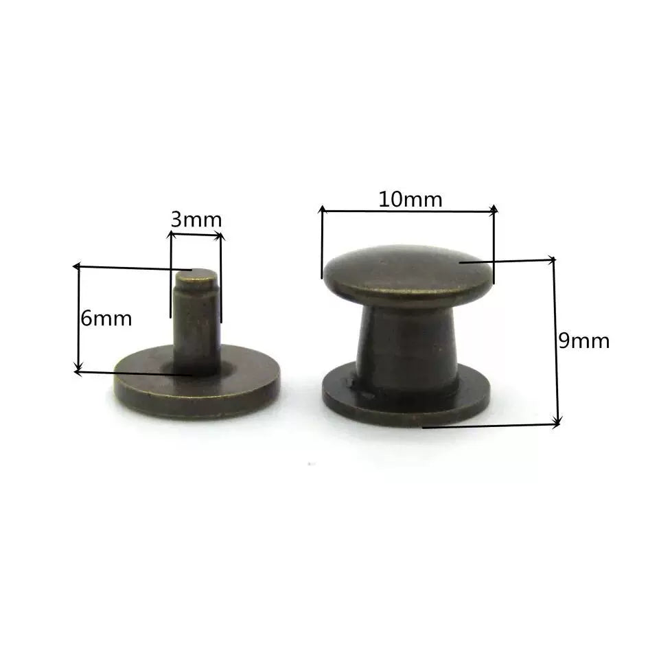 Solid Copper Nipple Stud