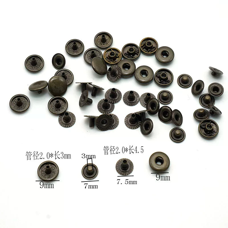 Solid Copper Snap Fastener