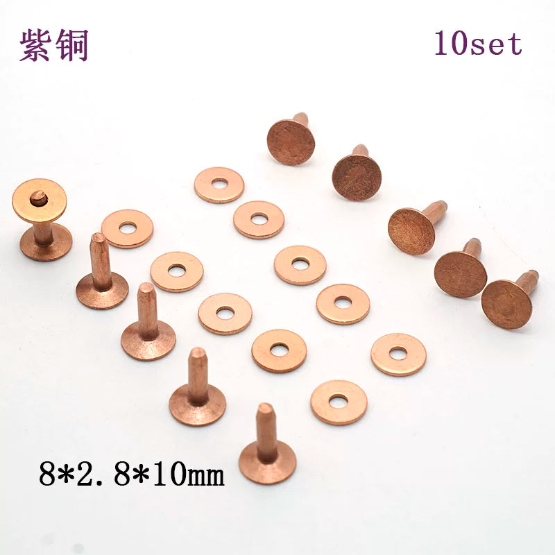 Solid Brass Western Permanent Rivet