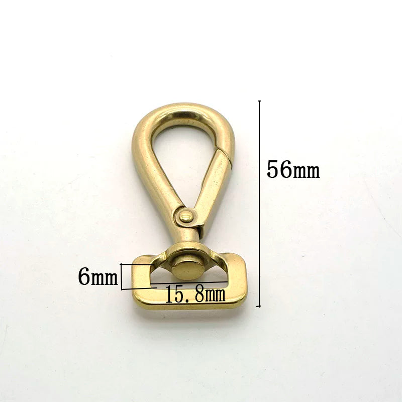 Solid Brass Keychain