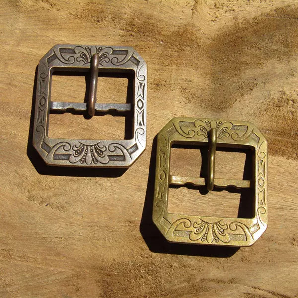 Solid Copper Vintage Patterned Tri-Glide