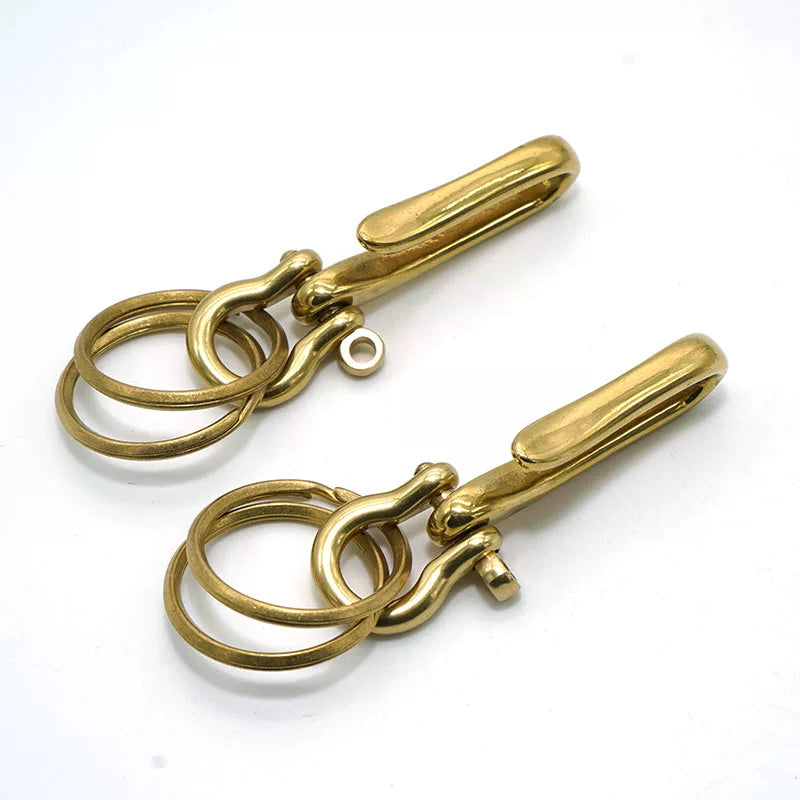 Solid Brass Horseshoe Buckle