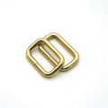 Solid Brass Open Rectangle Ring