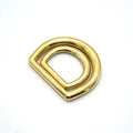 Solid Brass Seamless Heavy Duty D-Ring