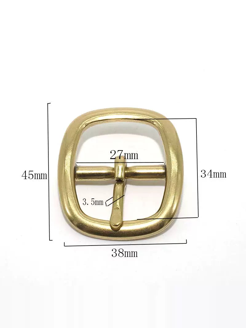 Solid Brass Men's Women's Tri-Glide Pin