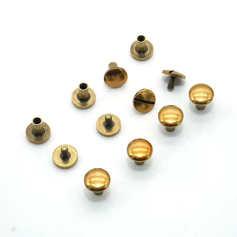 Solid Copper Double Cap Rivet