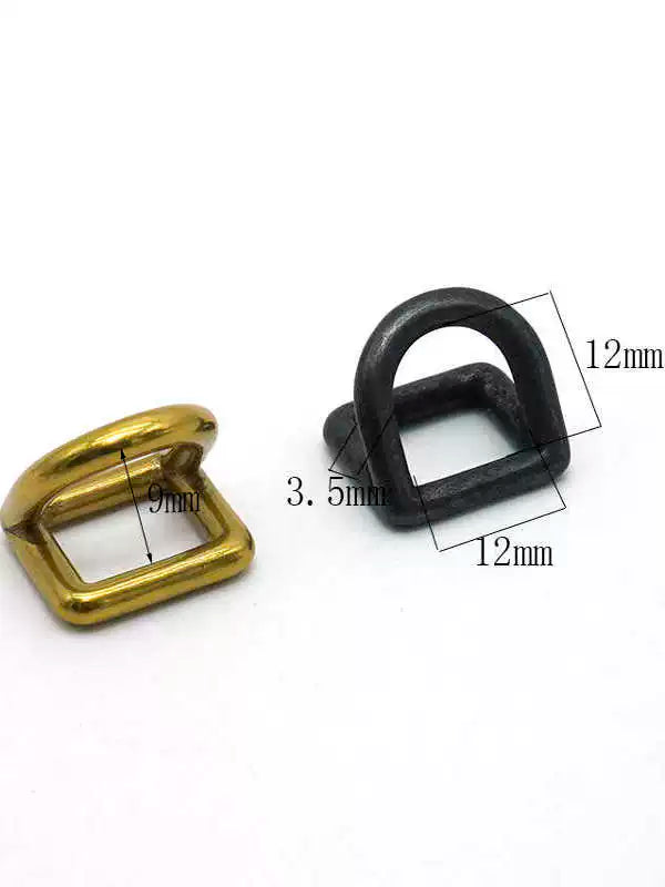 Solid Brass Seamless D-Ring
