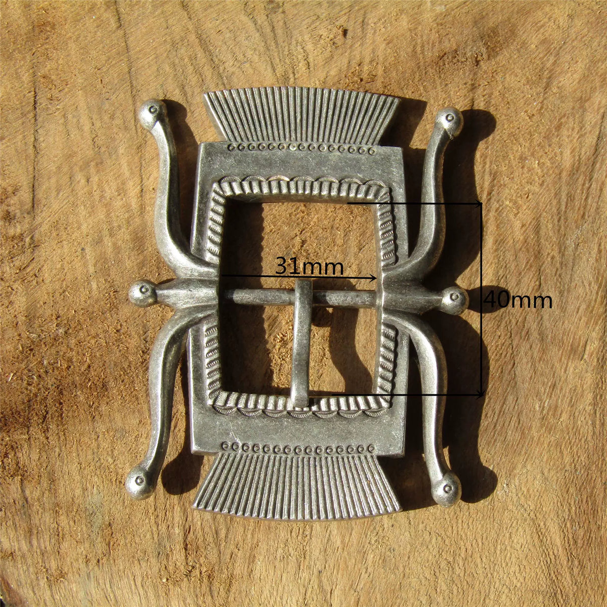 Solid Copper Thick Silver Plated Tri-Glide Pin
