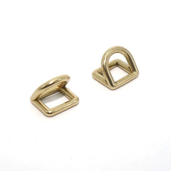 Solid Brass Seamless D-Ring