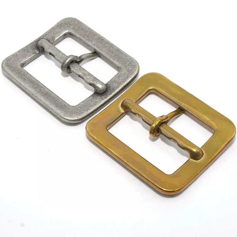 Solid Brass Oxidized Vintage Heavy Duty Tri-Glide Pin for 36mm Strap