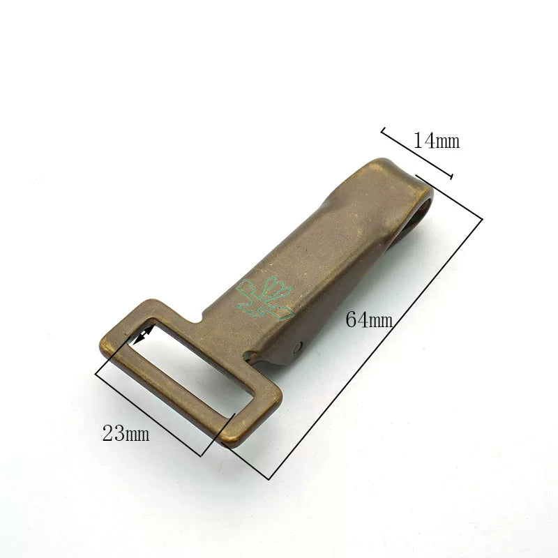 Solid Copper Vintage Keychain