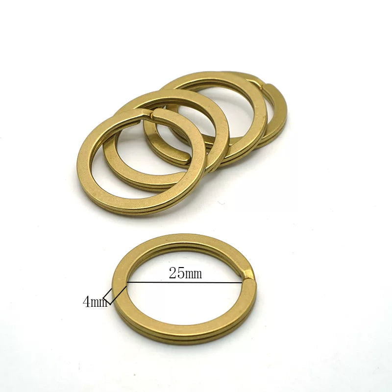 Solid Brass Key Ring