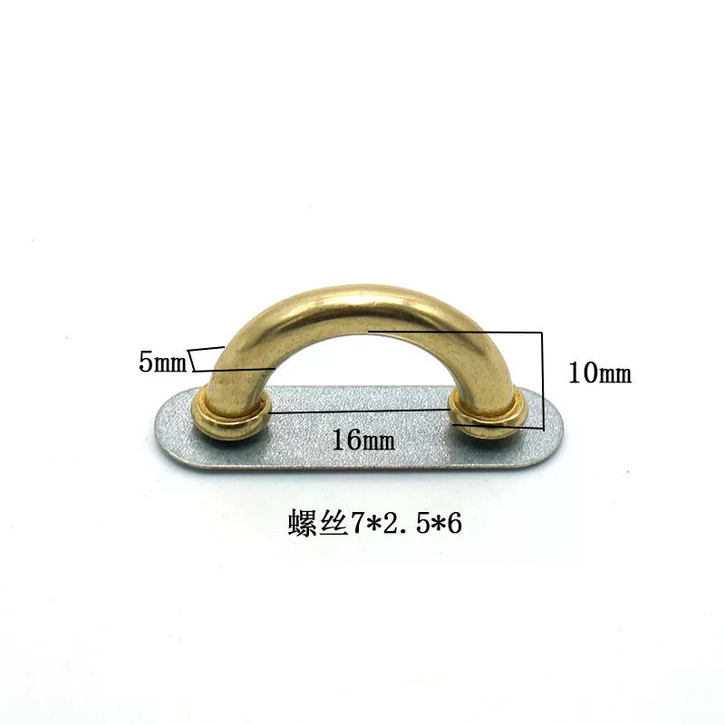 Solid Copper Arch Buckle
