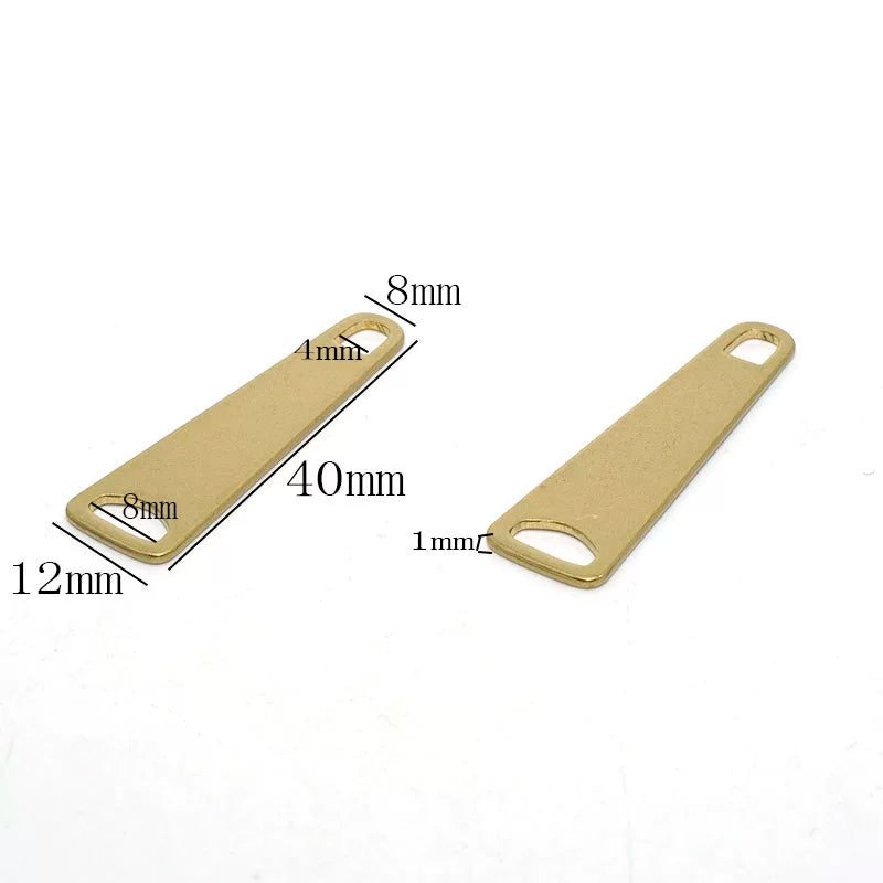 Solid Brass Zipper Pull