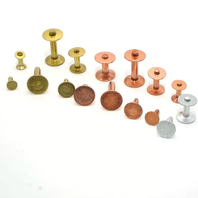Solid Brass Western Permanent Rivet
