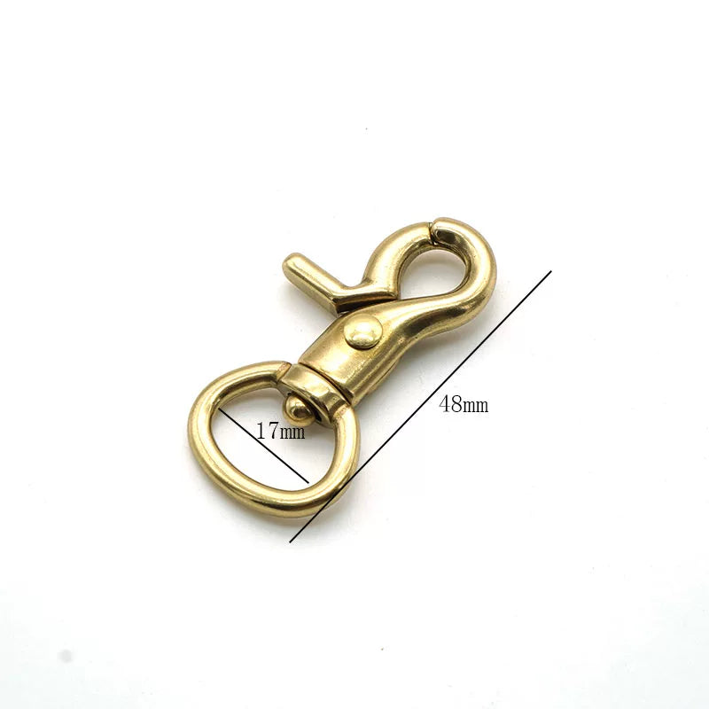 Solid Brass Keychain