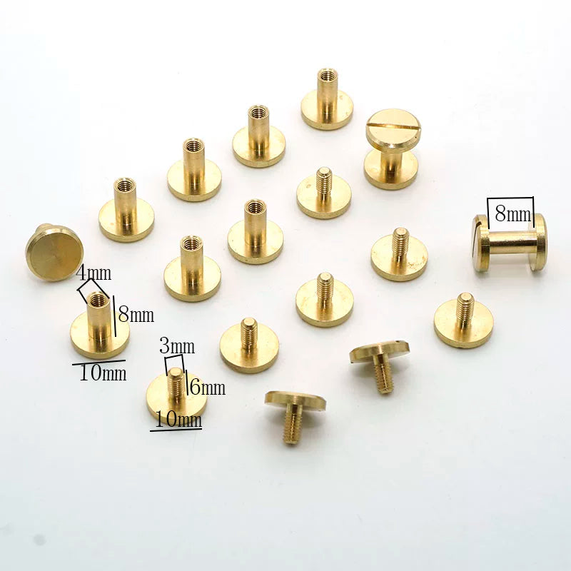 Solid Brass Snap Set