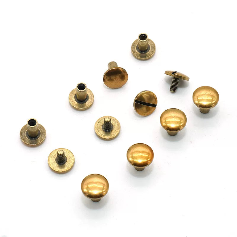 Solid Copper Double Cap Rivet