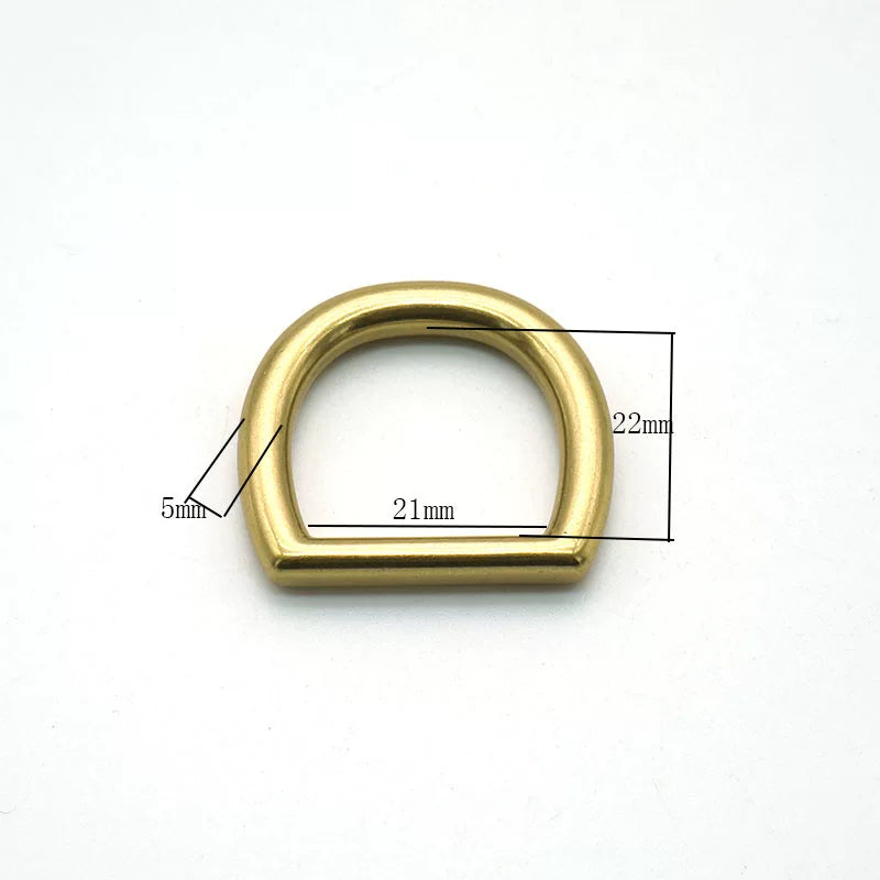 Solid Copper Vintage Pin Buckle 21mm
