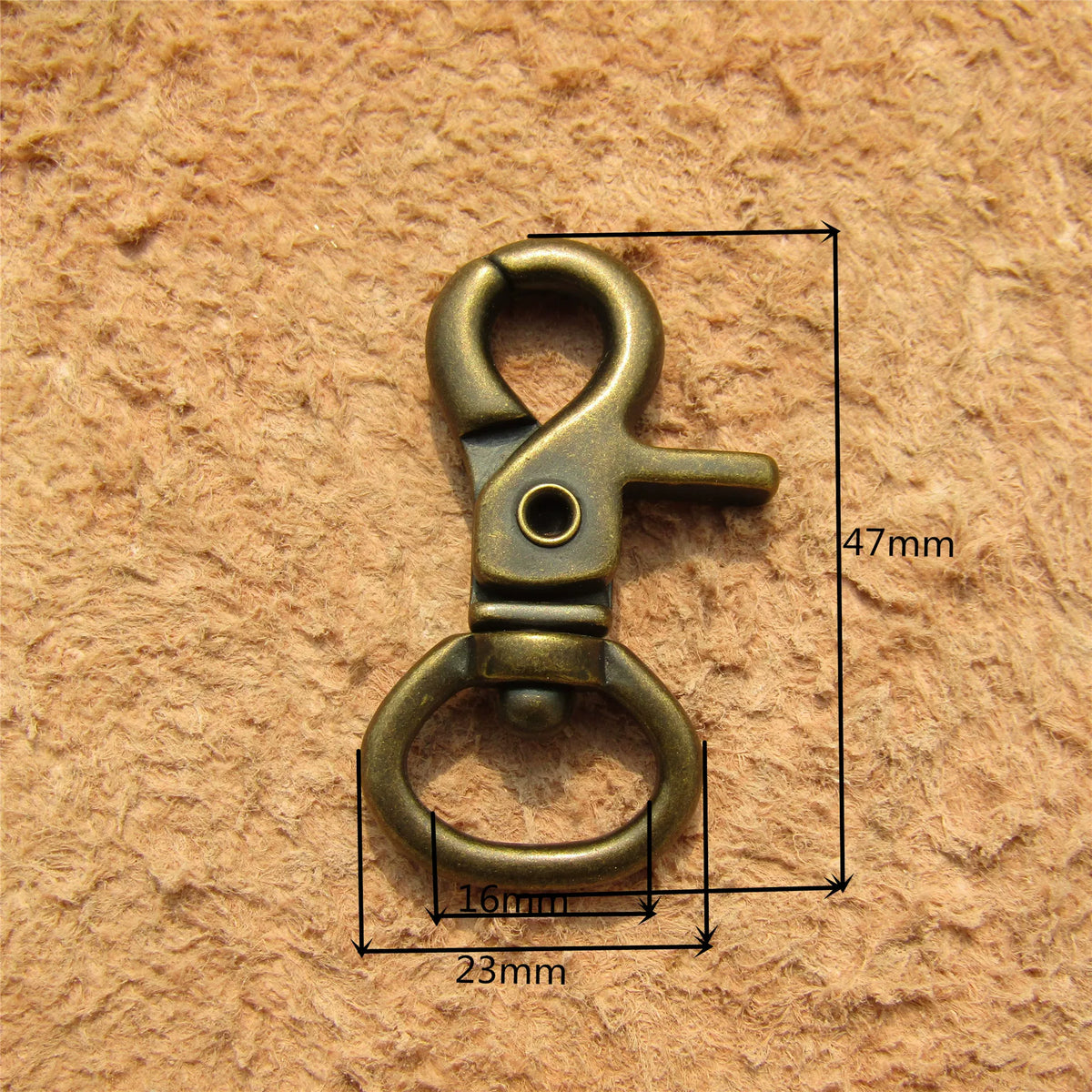 Solid Brass Keychain