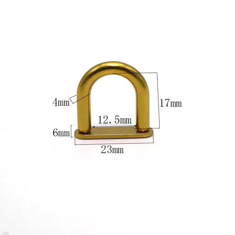 Solid Brass D-Ring