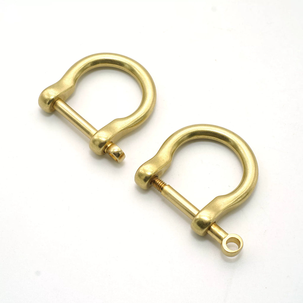 Solid Brass Japanese Style Horseshoe Buckle 20mm