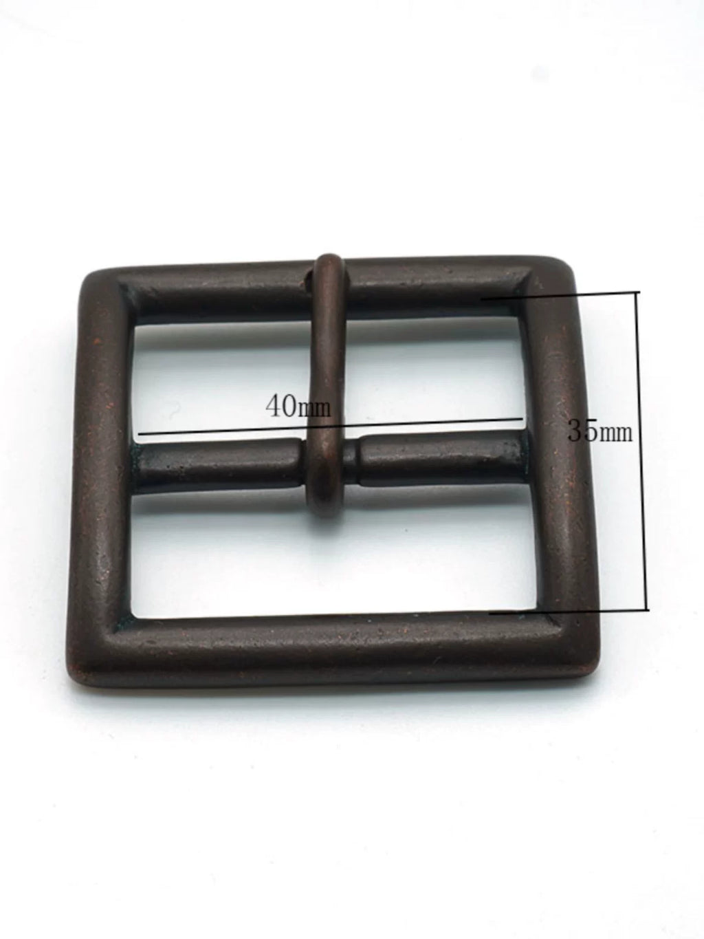 Copper Antique Silver Plated Vintage Casual Belt Buckle