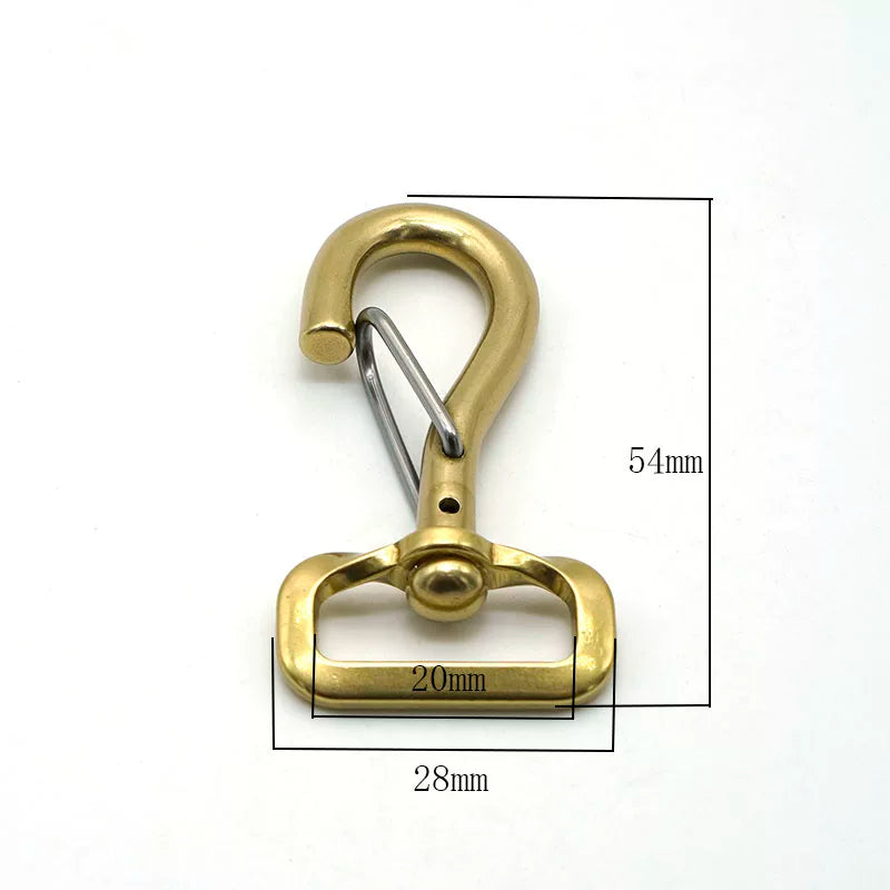 Solid Brass Keychain