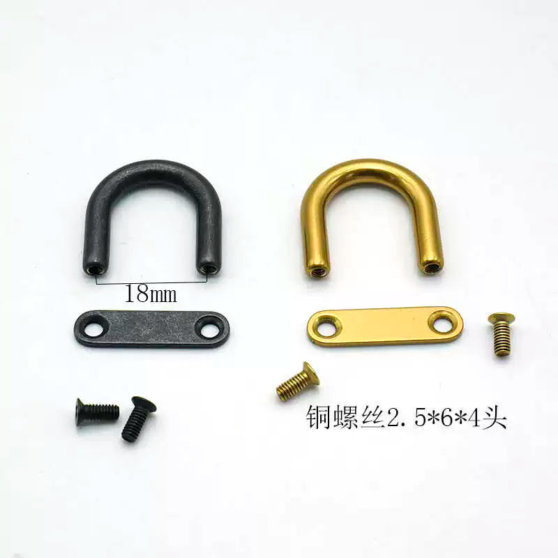 Solid Brass D-Ring