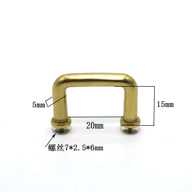 Solid Copper Arch Buckle