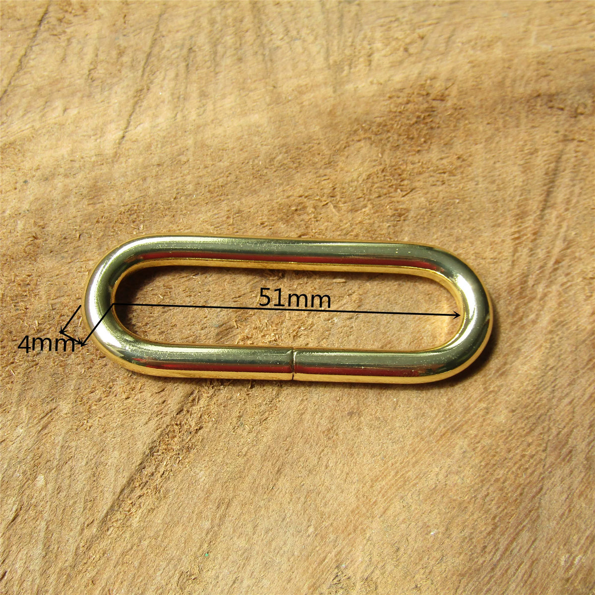 Solid Copper D-Ring