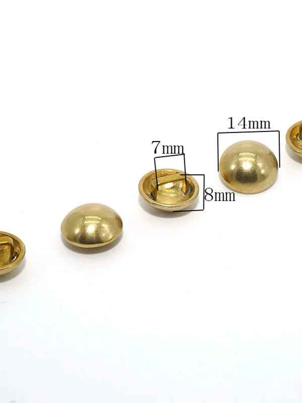 Solid Brass Rivet 14mm