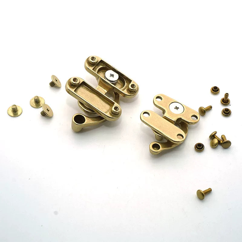 Solid Brass Wallet Snap
