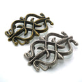 Solid Copper Silver Plated Vintage Unisex Belt Buckle for 38mm Strap