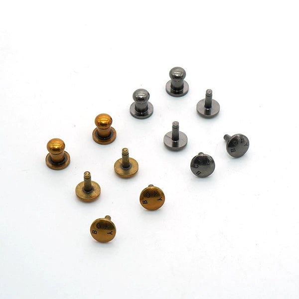 Solid Copper Double Cap Rivet