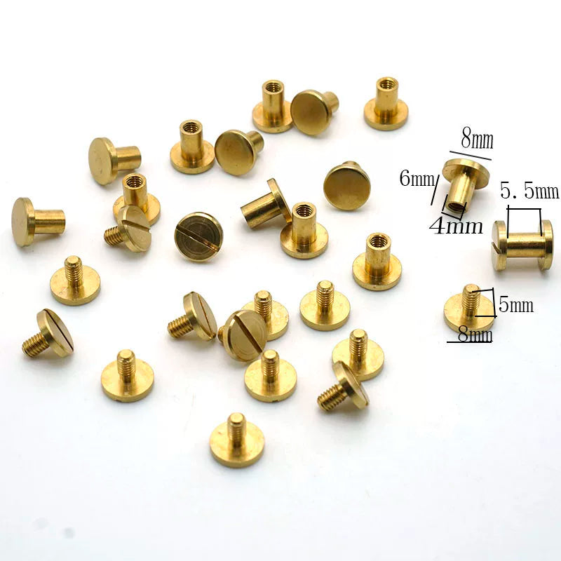 Solid Brass Snap Set