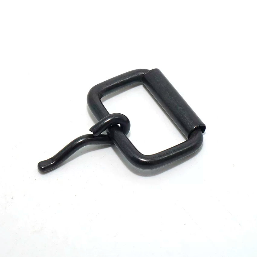 Solid Brass Black Antique Vintage Roller Buckle