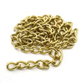 Solid Copper Chain Diyq 十 Chain Accessory Decorative Hardware Chain Bag Shoulder Strap Chain Overall Length 1 米