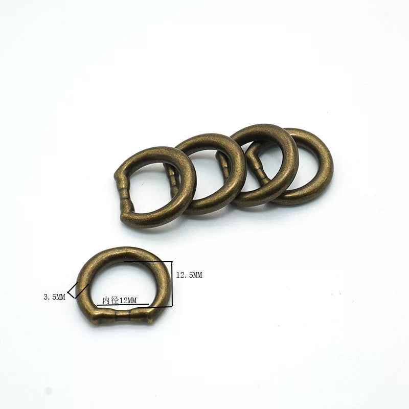 Solid Copper Pin Buckle for 12mm Strap